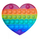 Pop Fidget Reliver Stress Toys Rainbow Push Bubble Antistress Its Toys Adult Children Simple Dimple Toy To Relieve Autism