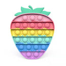 Pop Fidget Reliver Stress Toys Rainbow Push Bubble Antistress Its Toys Adult Children Simple Dimple Toy To Relieve Autism