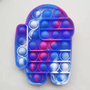 Pop Fidget Reliver Stress Toys Rainbow Push Bubble Antistress Its Toys Adult Children Simple Dimple Toy To Relieve Autism