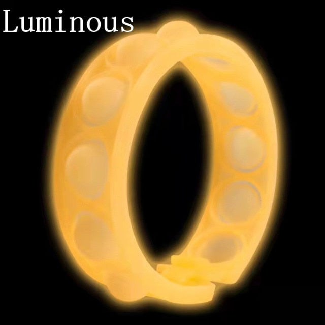 Pop Fidget Reliver Stress Toys Rainbow Push Bubble Antistress Its Toys Adult Children Simple Dimple Toy To Relieve Autism