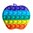 Pop Fidget Reliver Stress Toys Rainbow Push Bubble Antistress Its Toys Adult Children Simple Dimple Toy To Relieve Autism