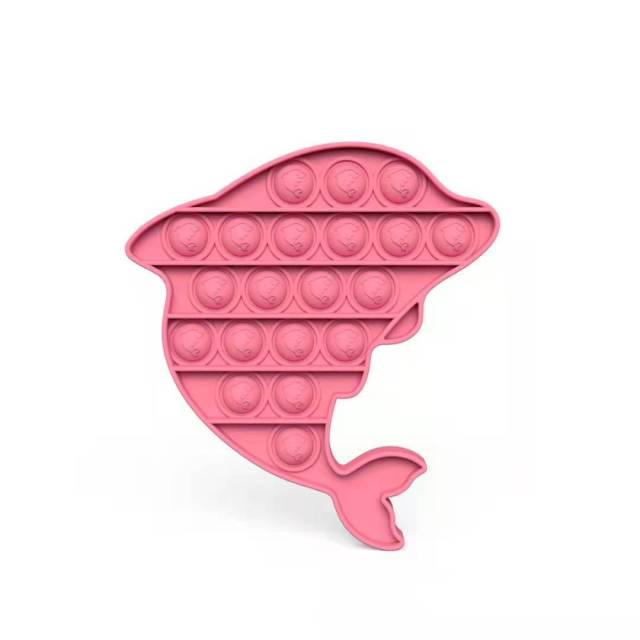 Pop Fidget Reliver Stress Toys Rainbow Push Bubble Antistress Its Toys Adult Children Simple Dimple Toy To Relieve Autism