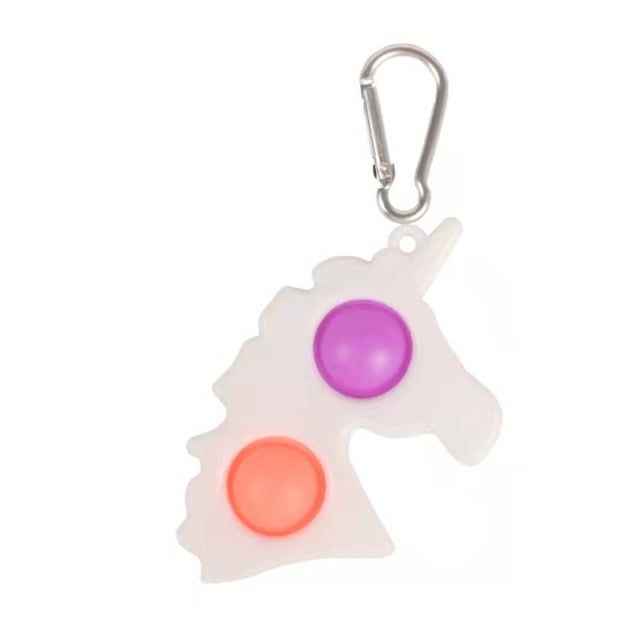 Pop Fidget Reliver Stress Toys Rainbow Push Bubble Antistress Its Toys Adult Children Simple Dimple Toy To Relieve Autism