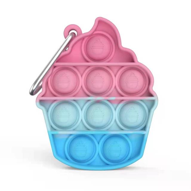 Pop Fidget Reliver Stress Toys Rainbow Push Bubble Antistress Its Toys Adult Children Simple Dimple Toy To Relieve Autism