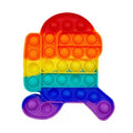 Pop Fidget Reliver Stress Toys Rainbow Push Bubble Antistress Its Toys Adult Children Simple Dimple Toy To Relieve Autism