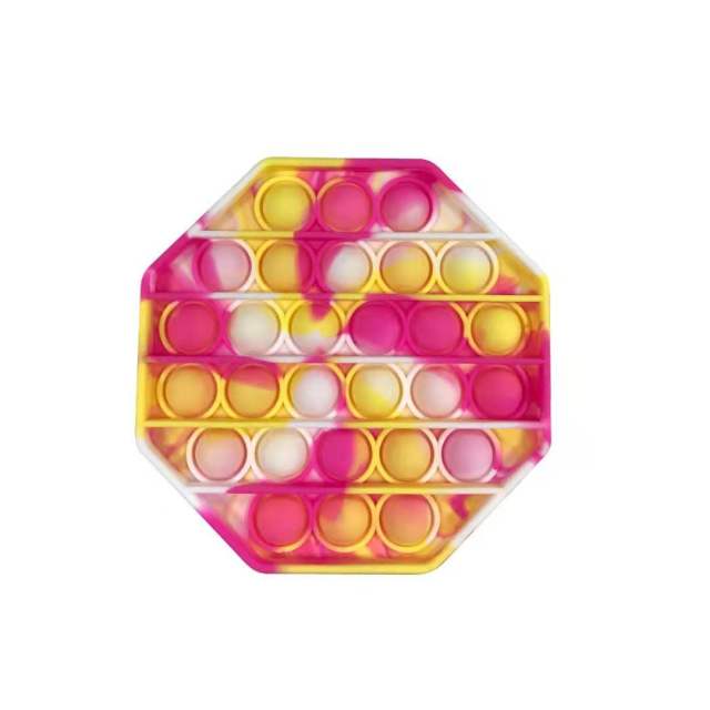 Pop Fidget Reliver Stress Toys Rainbow Push Bubble Antistress Its Toys Adult Children Simple Dimple Toy To Relieve Autism