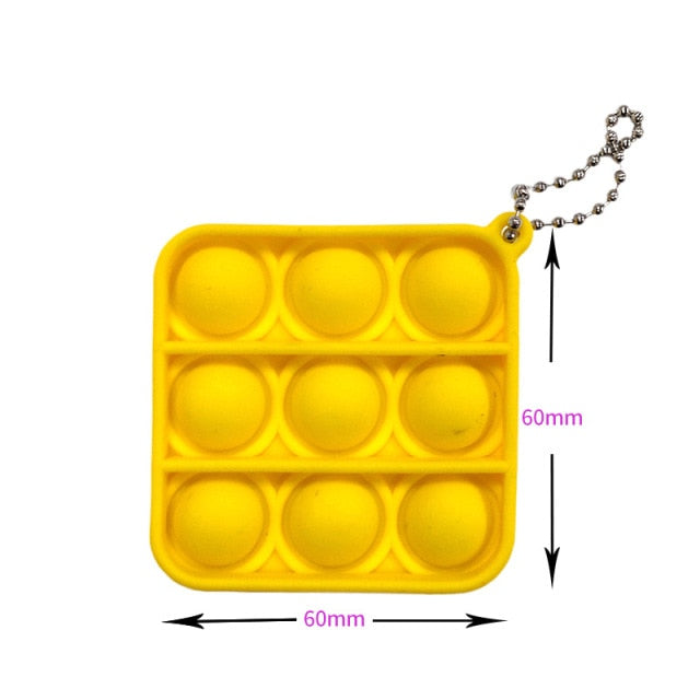 Pop Fidget Reliver Stress Toys Rainbow Push Bubble Antistress Its Toys Adult Children Simple Dimple Toy To Relieve Autism