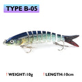 Oddfisher 10/14cm Fishing Lure Jointed Sinking Wobbler For Pike Swimbait Crankbait Trout Bass Fishing Accessories Tackle Bait