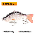 Oddfisher 10/14cm Fishing Lure Jointed Sinking Wobbler For Pike Swimbait Crankbait Trout Bass Fishing Accessories Tackle Bait