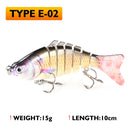 Oddfisher 10/14cm Fishing Lure Jointed Sinking Wobbler For Pike Swimbait Crankbait Trout Bass Fishing Accessories Tackle Bait