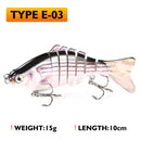 Oddfisher 10/14cm Fishing Lure Jointed Sinking Wobbler For Pike Swimbait Crankbait Trout Bass Fishing Accessories Tackle Bait