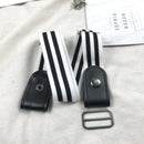 Elastic Invisible Leather Jeans Belt without Buckle Easy Belts For Women Men Stretch Ceinture Femme Cintos No Hassle Strap Riem