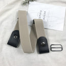 Elastic Invisible Leather Jeans Belt without Buckle Easy Belts For Women Men Stretch Ceinture Femme Cintos No Hassle Strap Riem