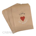 25/50/100pc Bio-degradable treat candy bag Party Favor Paper Bags Chevron Polka Dot Stripe Print Paper craft Bakery Bag