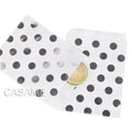 25/50/100pc Bio-degradable treat candy bag Party Favor Paper Bags Chevron Polka Dot Stripe Print Paper craft Bakery Bag