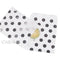 25/50/100pc Bio-degradable treat candy bag Party Favor Paper Bags Chevron Polka Dot Stripe Print Paper craft Bakery Bag