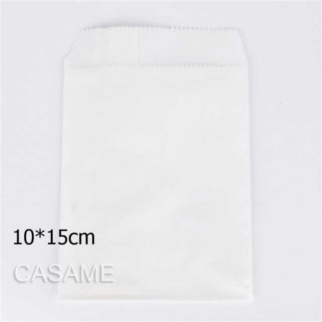 25/50/100pc Bio-degradable treat candy bag Party Favor Paper Bags Chevron Polka Dot Stripe Print Paper craft Bakery Bag