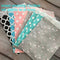 25/50/100pc Bio-degradable treat candy bag Party Favor Paper Bags Chevron Polka Dot Stripe Print Paper craft Bakery Bag