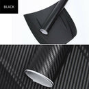 30cmx127cm 3D Carbon Fiber Vinyl Car Wrap Sheet Roll Film Car Stickers and Decal Motorcycle Auto Styling Accessories Automobiles