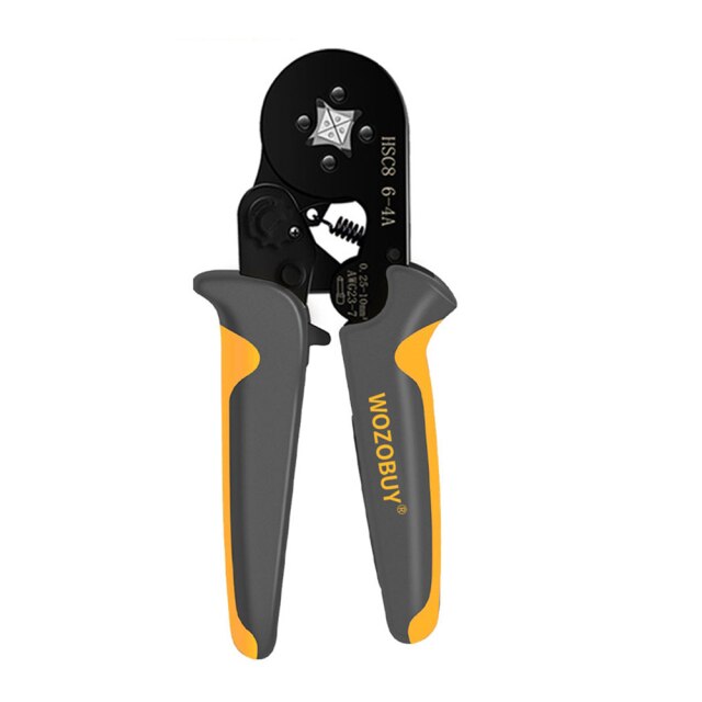 HSC8 6-4A/6-6 MINI-TYPE SELF-ADJUSTABLE CRIMPING PLIER 0.25-10mm2 Terminals Crimping Tools Multi Tool Hands Pliers
