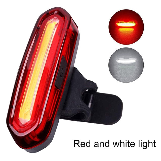 Durable Bike Taillight Skillful Manufacture Mountain Bicycle Rear Lighting USB Rechargeable Night Cycling Bicycle Tail Light