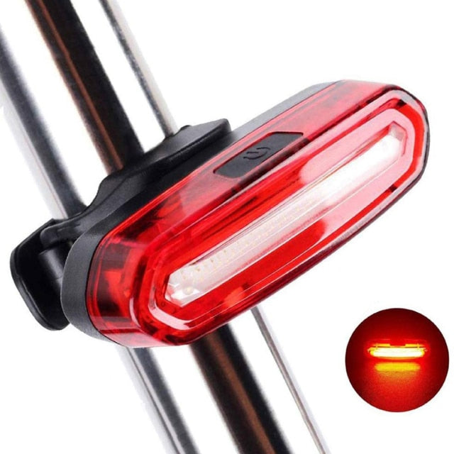 Durable Bike Taillight Skillful Manufacture Mountain Bicycle Rear Lighting USB Rechargeable Night Cycling Bicycle Tail Light