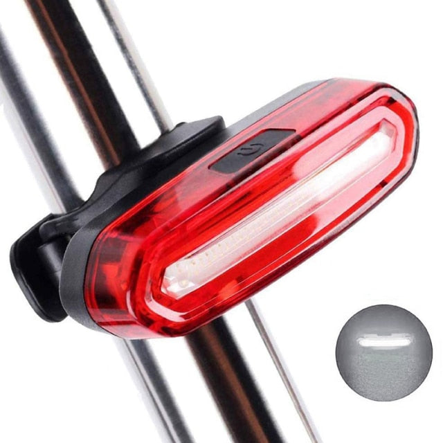 Durable Bike Taillight Skillful Manufacture Mountain Bicycle Rear Lighting USB Rechargeable Night Cycling Bicycle Tail Light