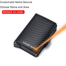 Top Quality Rfid Wallet Men Money Bag Mini Purse Male Aluminium Card Wallet Small Clutch Leather Wallet Thin Purse Carteras 2021