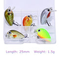 8pcs Crankbaits Set Mixed Colors Fishing Lures Minnow Baits Wobbler with Box Bass Swimbait Sea Swim Jerkbait Trout Tackle Hard