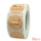 Merry Christmas Stickers Gold Stamping Christmas Label For Child Gift Decor Shop Product Packaging Stickers Label 50-500pcs