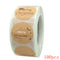 Merry Christmas Stickers Gold Stamping Christmas Label For Child Gift Decor Shop Product Packaging Stickers Label 50-500pcs
