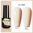 LILYCUTE 7ml Nails Gel Polish Fall Winter Color Long Lasting Hybrid For Base Top Coat Soak Off UV LED DIY Nail Art Gel