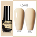 LILYCUTE 7ml Nails Gel Polish Fall Winter Color Long Lasting Hybrid For Base Top Coat Soak Off UV LED DIY Nail Art Gel