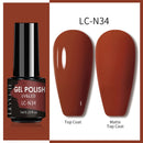 LILYCUTE 7ml Nails Gel Polish Fall Winter Color Long Lasting Hybrid For Base Top Coat Soak Off UV LED DIY Nail Art Gel