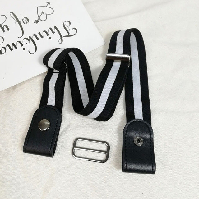 Easy Belt Without Buckle Elastic Belts For Women Stretch riem Men Jeans Cintos Extensible Kids Boys Girls Cinturon Mujer Strap