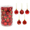 36Pcs Rose Gold Plastic Christmas Balls Ornament 4cm Hang Pendant Ball Indoor New Year Xmas Tree Decor Home Christmas Decoration