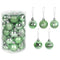 36Pcs Rose Gold Plastic Christmas Balls Ornament 4cm Hang Pendant Ball Indoor New Year Xmas Tree Decor Home Christmas Decoration