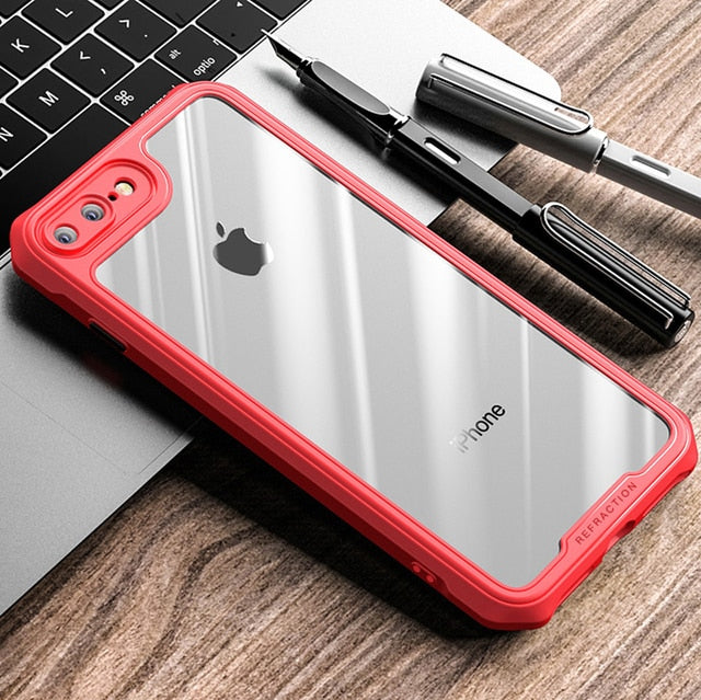 Shockproof Case for Apple iphone 7 8 Plus SE 2020 X XS XR Cases Clear Transparent Back Cover for iPhone 13 12 11 PRO MAX Mini