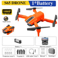 2021 NEW S65 Mini Drone 4K HD  Daul Camera With wifi FPV Portable Foldable remote control Drones Rc quadcopter camera dron toys