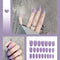 24pcs/box Full Cover fake Press on Nails Matte Yellow Pure Acrylic Frosted Ballerina acrylic for nails for Women free shipping