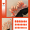 24pcs/box Full Cover fake Press on Nails Matte Yellow Pure Acrylic Frosted Ballerina acrylic for nails for Women free shipping