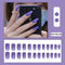 24pcs/box Full Cover fake Press on Nails Matte Yellow Pure Acrylic Frosted Ballerina acrylic for nails for Women free shipping