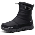 2021 Winter New Thick Couple Snow Boots Plus Velvet Warm Side Zipper Outdoor Casual Short Boots Cold Resistance Men Cotton Shoes