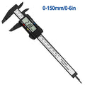 Digital Vernier Caliper LCD Electronic  Altimeter Micrometer Measuring  Tool  Plastic Ruler 0-150mm 0-100mm 6-inch