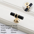 KK&FING Modern Zinc Alloy Black Gold Door Handles Kitchen Cabinet Handles Solid Drawer Knobs Fashion Furniture Handle Hardware