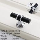 KK&FING Modern Zinc Alloy Black Gold Door Handles Kitchen Cabinet Handles Solid Drawer Knobs Fashion Furniture Handle Hardware