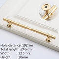 KK&FING Modern Zinc Alloy Black Gold Door Handles Kitchen Cabinet Handles Solid Drawer Knobs Fashion Furniture Handle Hardware