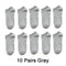 Wholesale prices 10 Pairs=20pcs Women Socks Breathable Sports socks Solid Color Boat socks Comfortable Cotton Ankle Socks White