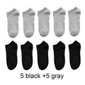 Wholesale prices 10 Pairs=20pcs Women Socks Breathable Sports socks Solid Color Boat socks Comfortable Cotton Ankle Socks White