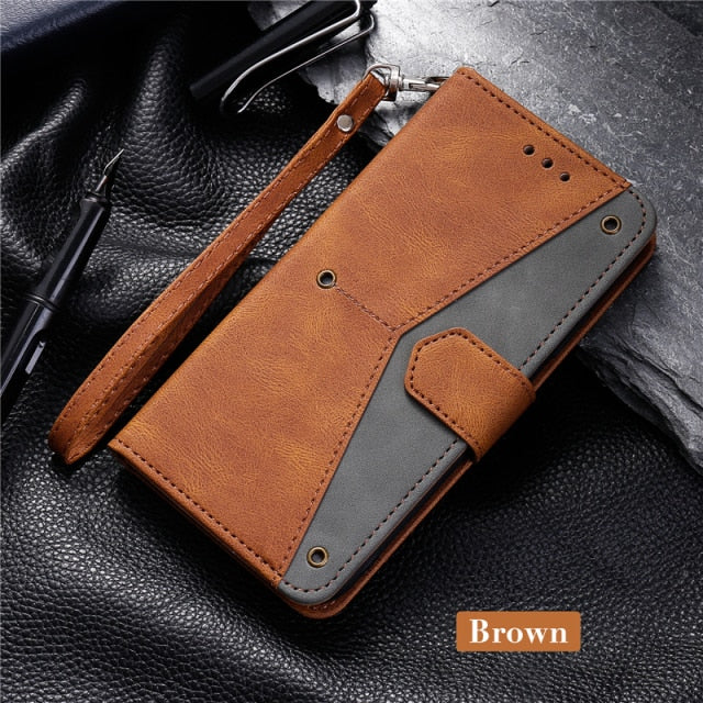 Leather Case For Redmi Note 10 9 8 Pro 9T 8T 10S 9AT 9C Flip Case Cover For Xiaomi Mi 11 Lite 10T 11T 11i Poco X3 NFC F3 M3 Pro